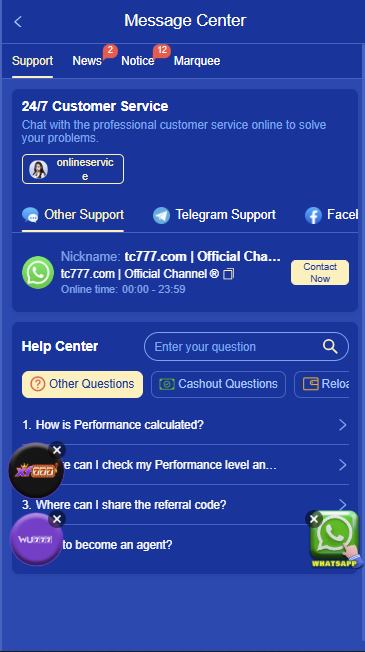 TC777 support